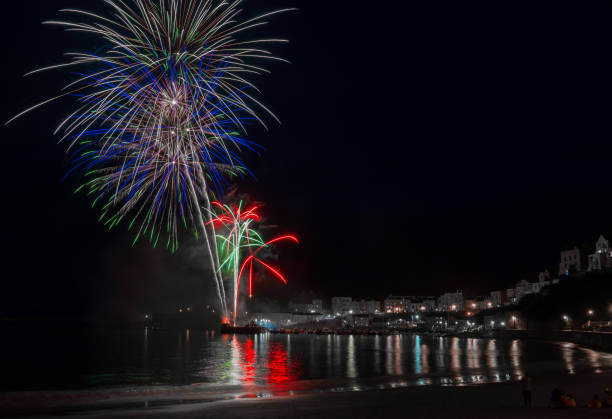 istock Fireworks in Tenby Harbour - Summer 1392505083