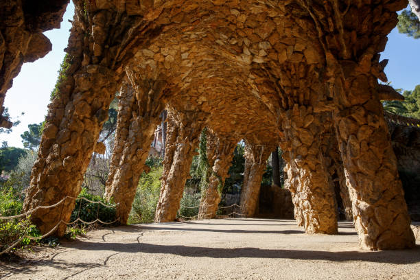 istock Tunnel in Guell Park, Barcelona, Spain 1392513681