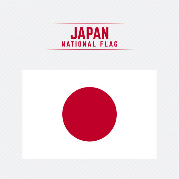 ilustrações, clipart, desenhos animados e ícones de bandeira nacional do japão - japan flag interface icons japanese flag