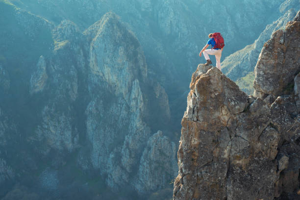 istock Man searching for adventure 1392517487