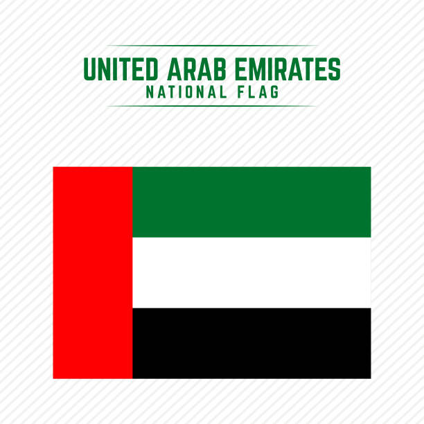 ilustrações, clipart, desenhos animados e ícones de bandeira nacional dos emirados árabes unidos - united arab emirates flag united arab emirates flag interface icons
