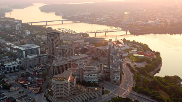 istock Aerial Sunset at Gatineau 1392519838