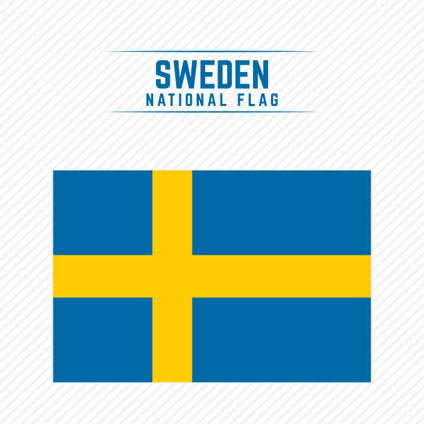 National Flag of Sweden National Flag of Sweden, can be used for business designs, presentation designs or any suitable designs. swedish flag stock illustrations