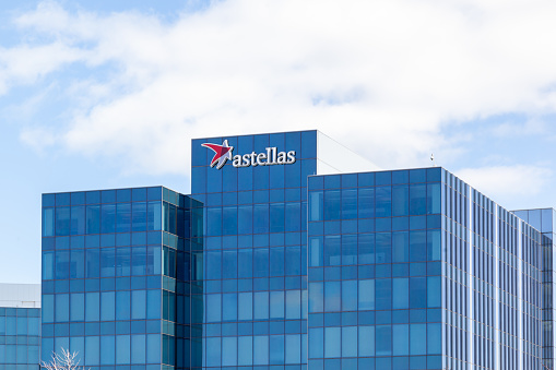 Northbrook, Illinois, USA - March 27, 2022: Astellas Headquarters for the Americas in Northbrook, Illinois, USA. Astellas Pharma Inc. is a Japanese multinational pharmaceutical company.