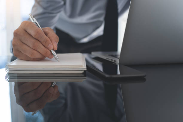 istock Business man working in office 1392526957