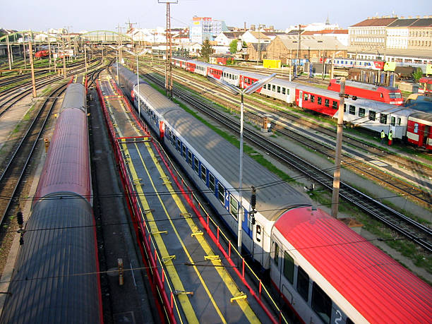 westbahnhof, Viena - foto de stock