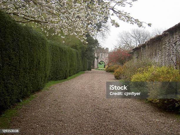 Up The Garden Path Stock Photo - Download Image Now - Arch - Architectural Feature, Bush, Flowerbed