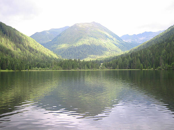 Austrian tarn stock photo