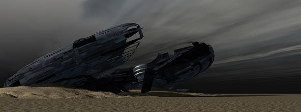 istock Giant Saucer Wreck Dusk 139253063