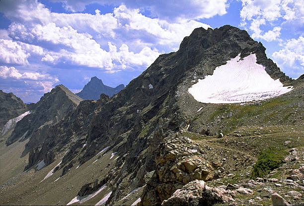 Tetons en 10.000 pies - foto de stock