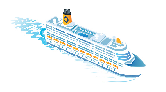 Vector Cruise Ship