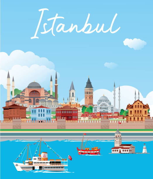 i̇stanbulシンボル - blue mosque illustrations点のイラスト素材／クリップアート素材／マンガ素材／アイコン素材