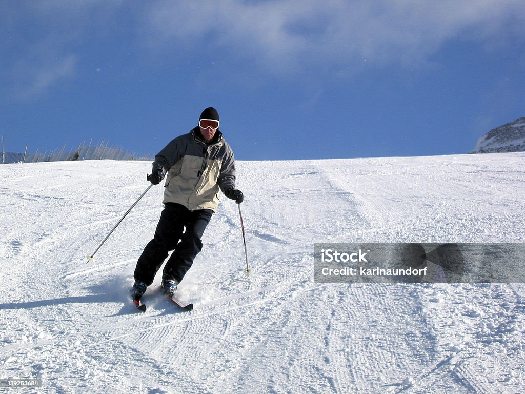 Downhill - Royalty-free A nevar Foto de stock