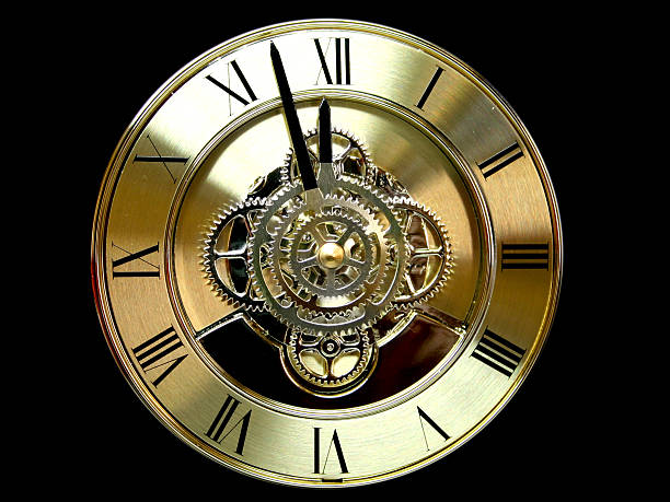 Clock Face Clockwork. mickey mantle stock pictures, royalty-free photos & images