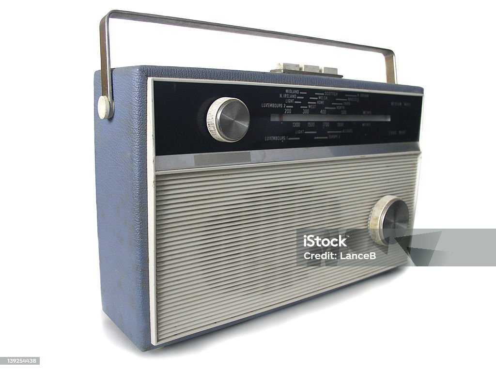 De 1960 Rádio - Royalty-free Rádio Portátil - Rádio Foto de stock