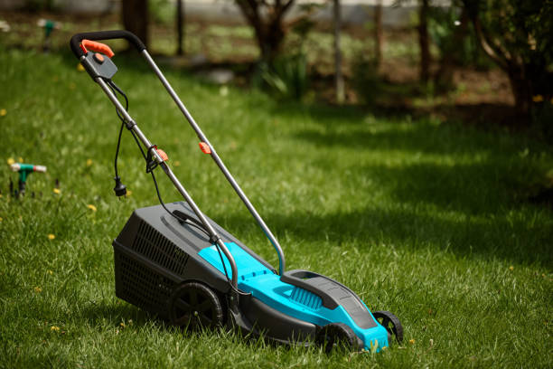 istock Close up of the lawn mower machine. 1392547245