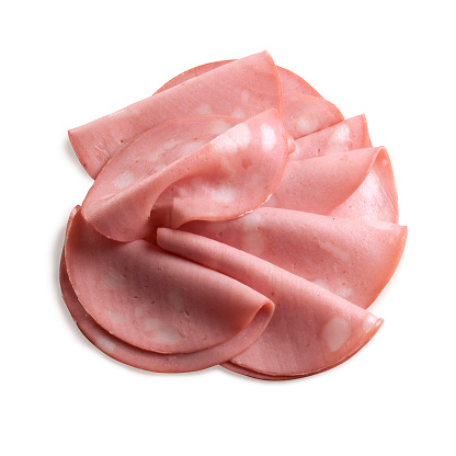 mortadella di bologna, an Italian culinary specialty based on pork