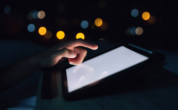 istock businessman touch smart phone or tablet for technology work on bed in bedroom during work from home to drive business and financial communication 1392552469