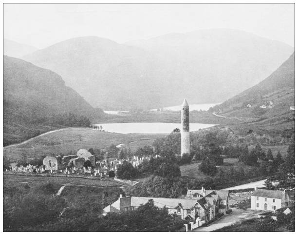 istock Antique photograph of Ireland: Glendalough, County Wicklow 1392552529