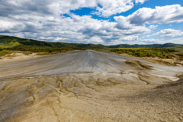 The mud volcanoes of Berca in Romania The mud volcanoes of Berca in Romania mud volcano stock pictures, royalty-free photos & images