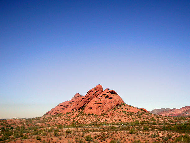 Papago Park Mountain in Papago Park, Arizona tempe arizona stock pictures, royalty-free photos & images