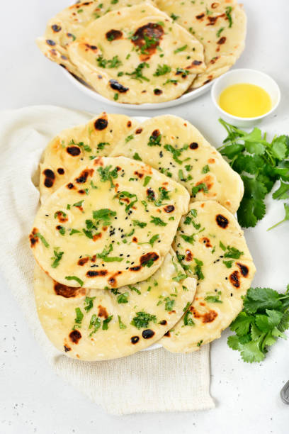 istock Homemade indian naan bread 1392564552