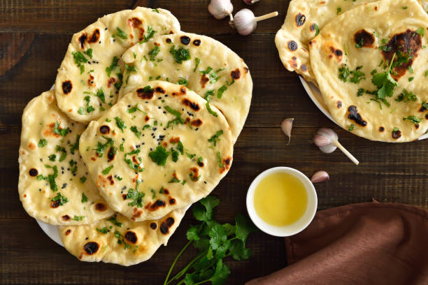 istock Homemade indian naan bread 1392564586