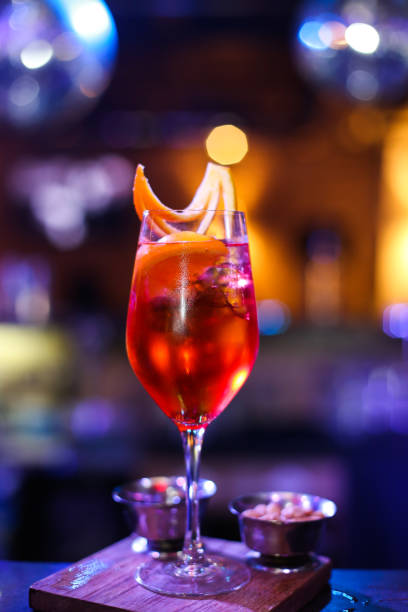 istock One alcoholic cocktail Spritz in a nightclub 1392566740