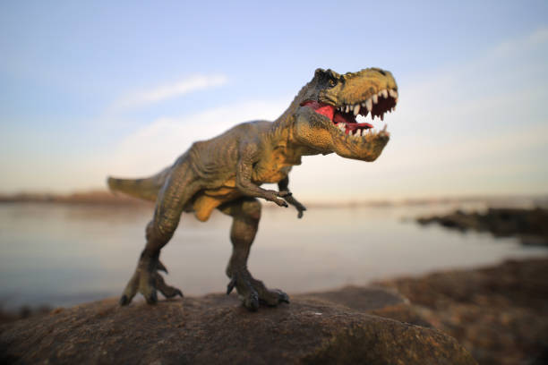 istock Dinosaur tyrannosaurus T-rex in nature 1392566761