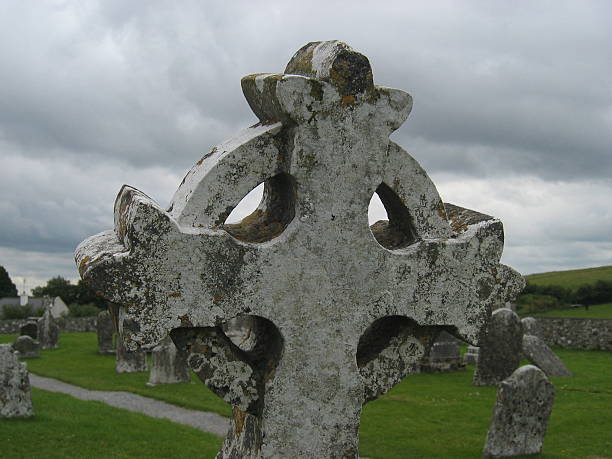 celtic cross stock photo