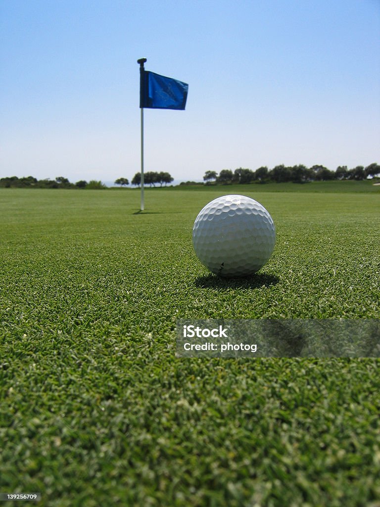 Bola de Golfe no putting green - Royalty-free Ao Ar Livre Foto de stock