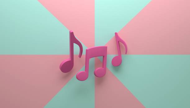 istock Musical note music symbol 3D render illustration 1392568421