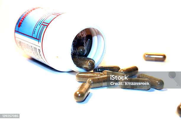 Bottle Of Herbal Medicine Stock Photo - Download Image Now - Canister, Jar, Pill