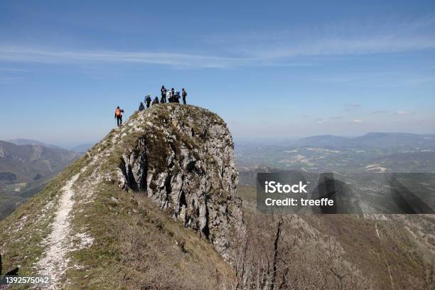 Hiking Adventure Stock Photo - Download Image Now - Marche - Italy, Adventure, Backpacker