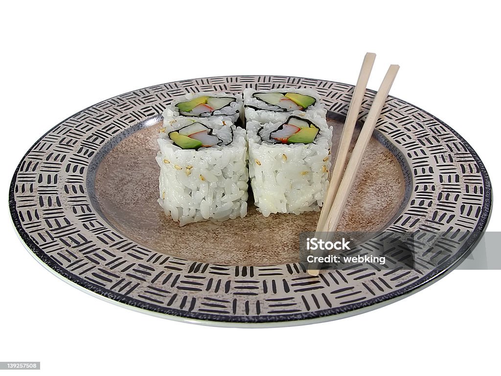 Sushi California 2 - Royalty-free Abacate Foto de stock