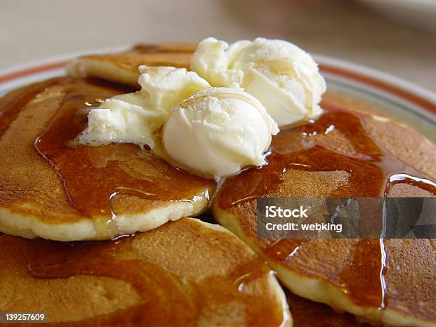 Pancakes Stock Photo - Download Image Now - Breakfast, Butter, Fat - Nutrient