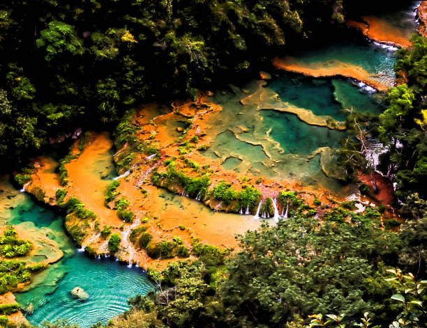 istock lake in deep forest, digital photo picture as a background 1392577797