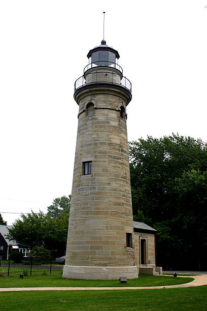 Erie, PA lighthouse stock photo