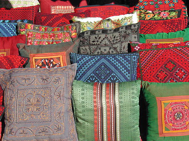 istock Colorful Arabic Cushions, pillows. 139258420