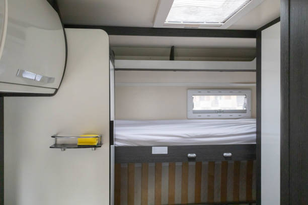 istock Caravan beds being prepared to go travelling. 1392584908