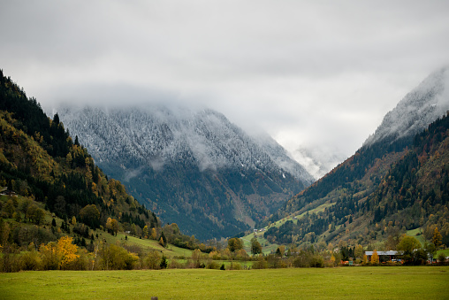 Hohe Tauern, Großglockner, Austria in Europe, winter