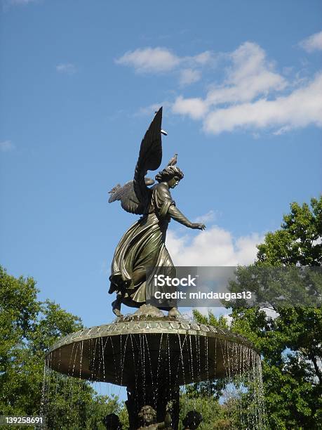 Angel Im Central Park Stockfoto und mehr Bilder von Bronze - Bronze, Bronzefarbig, Engel
