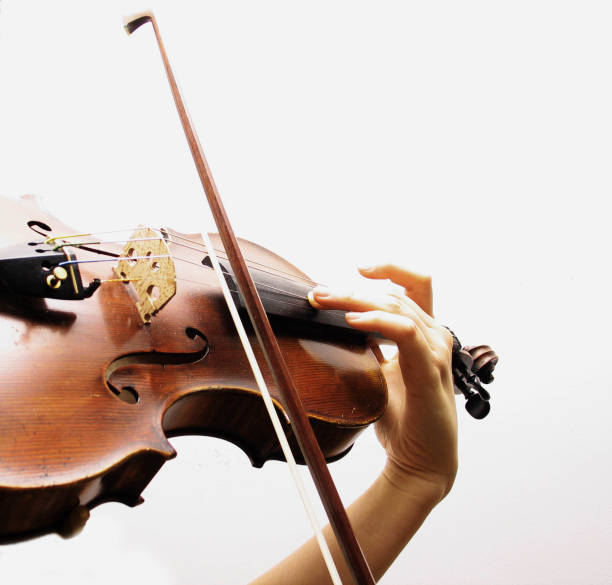 istock Partial close-up of a violin being played during interlude 139259214