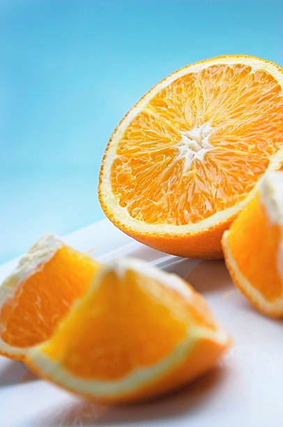 Fresh summer orange stock photo