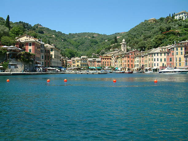 Portofino harbour stock photo