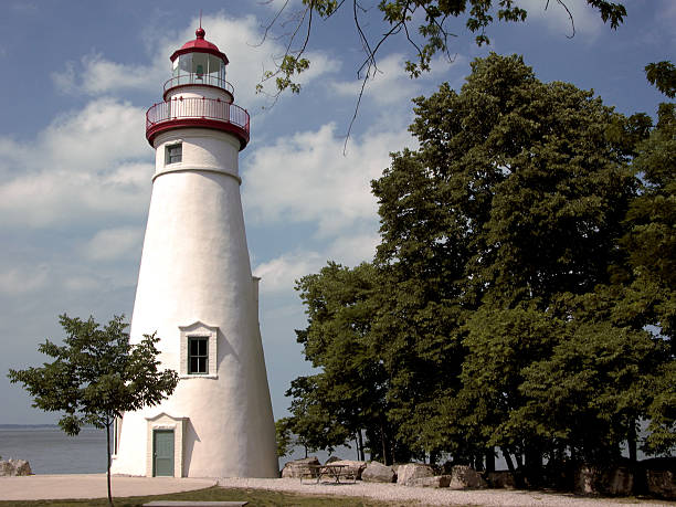 Marblehead luz - foto de acervo