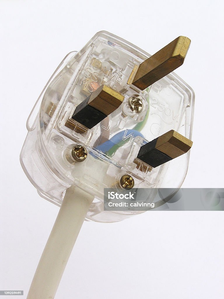 Conector elétrica - Foto de stock de Três Objetos royalty-free