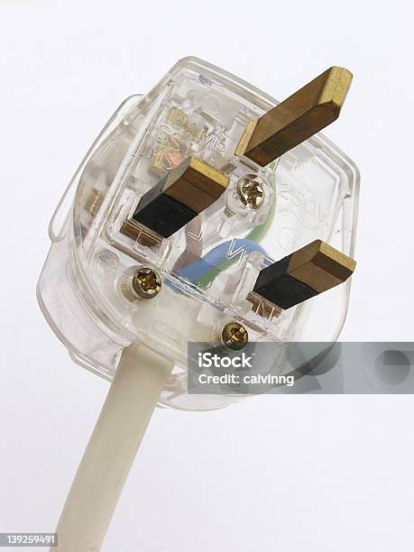 Foto de Conector Elétrica e mais fotos de stock de Três Objetos - Três Objetos, Cabo de conexão de rede, Plugue