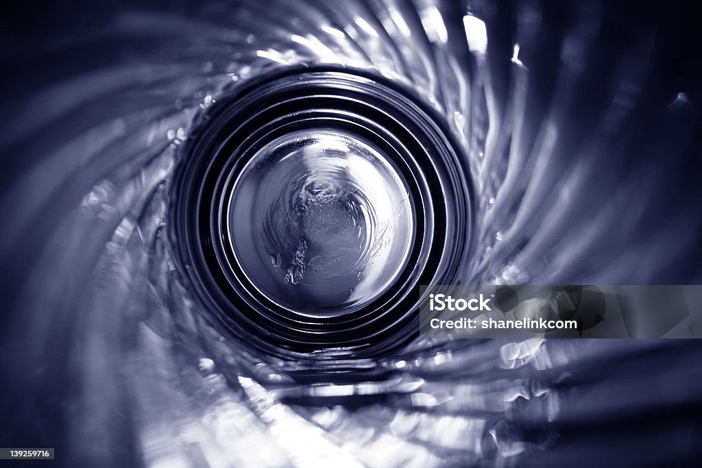 De uma espiral de vidro - Foto de stock de Xícara royalty-free