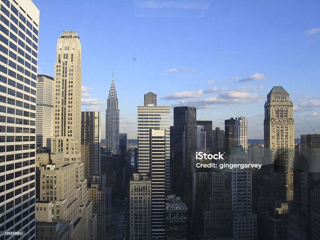 MidTown Manhattan Mid Town Manhattan with the Chrysler Builing in background. Architecture Stock Photo